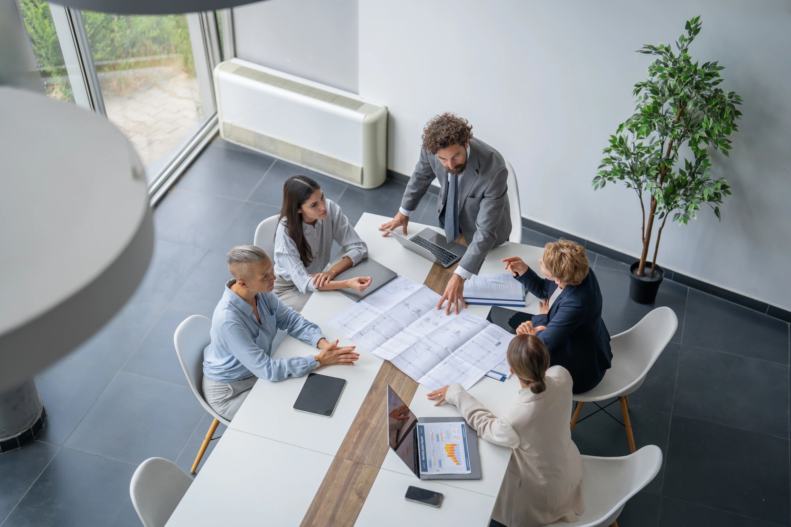Professional team meeting about a complex injury claim